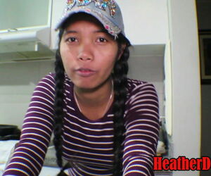 Eighteen week knocked up thai young woman heather deep nurse