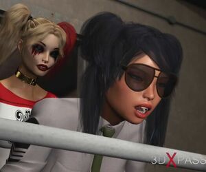 Super-steamy fucky-fucky in jail! Harley Quinn smashes a